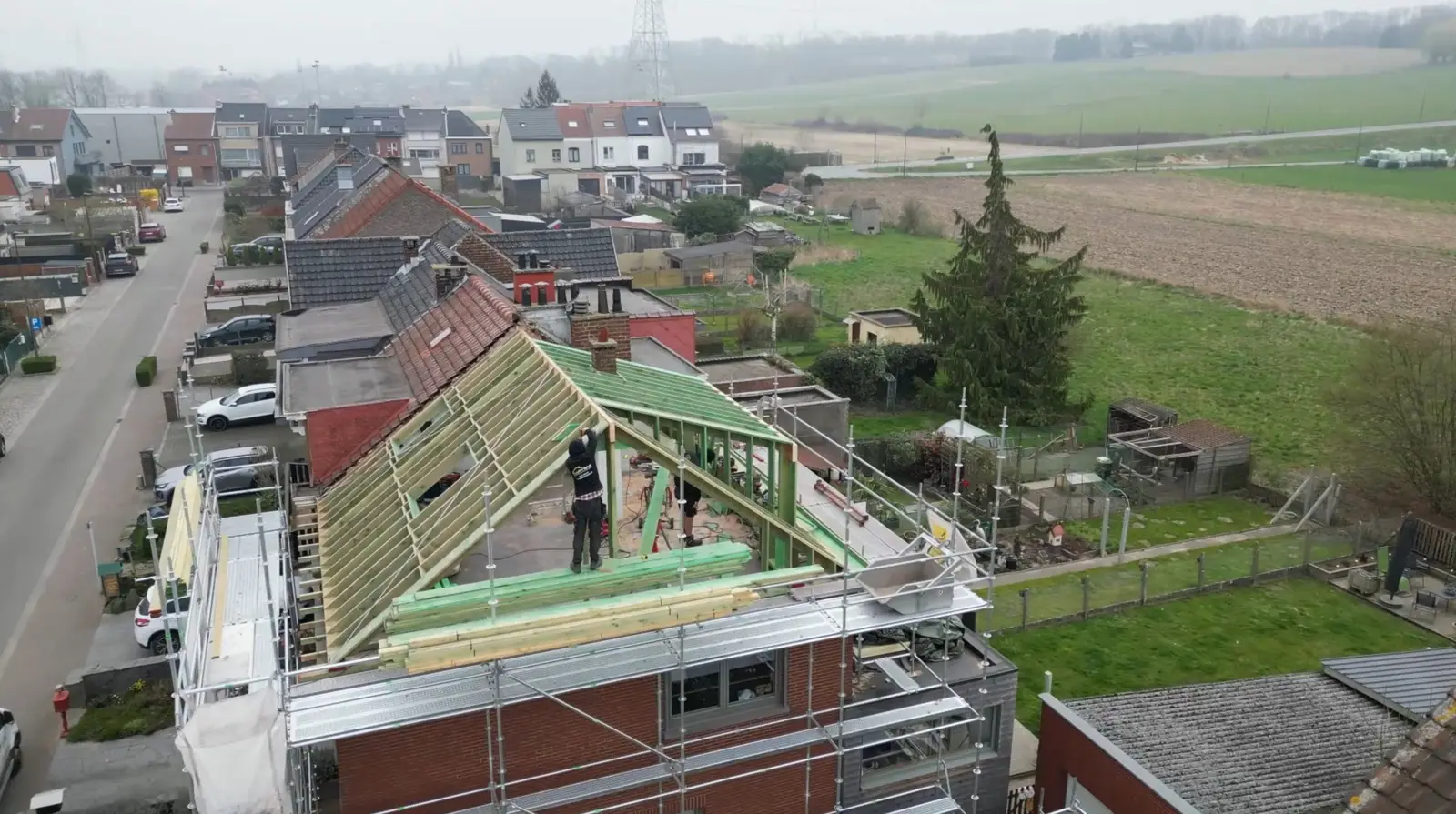 Detail van Volledige dakrenovatie met architecturale dakkapel