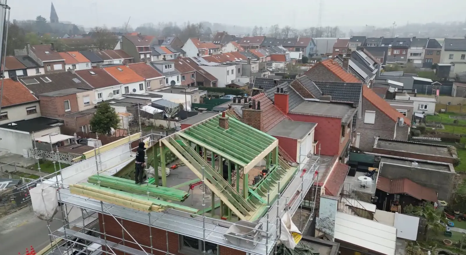 Beeld van het project in Beersel