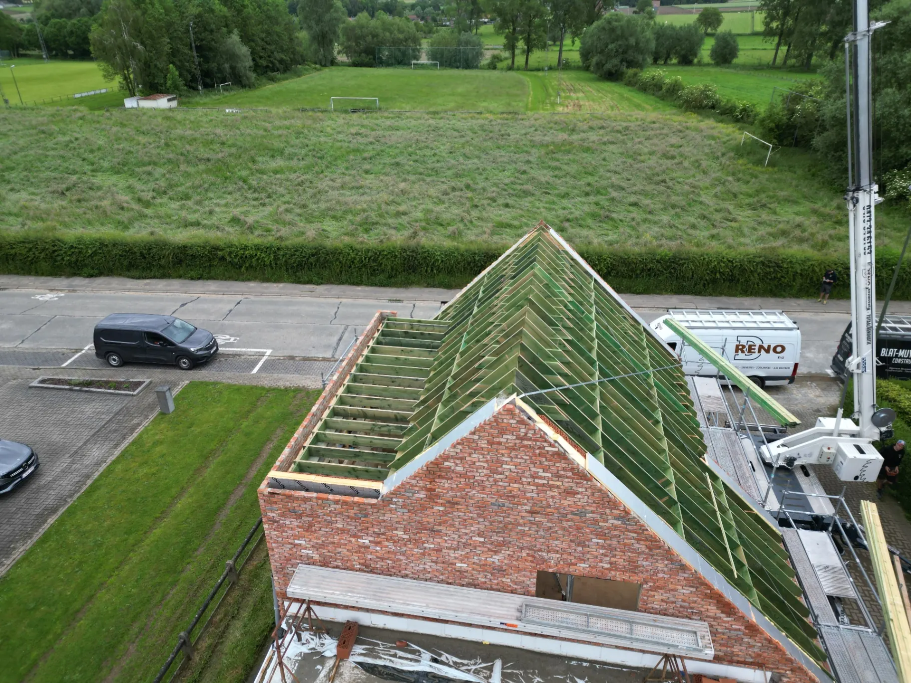 Beeld van het project in Pajottegem (Tollembeek)
