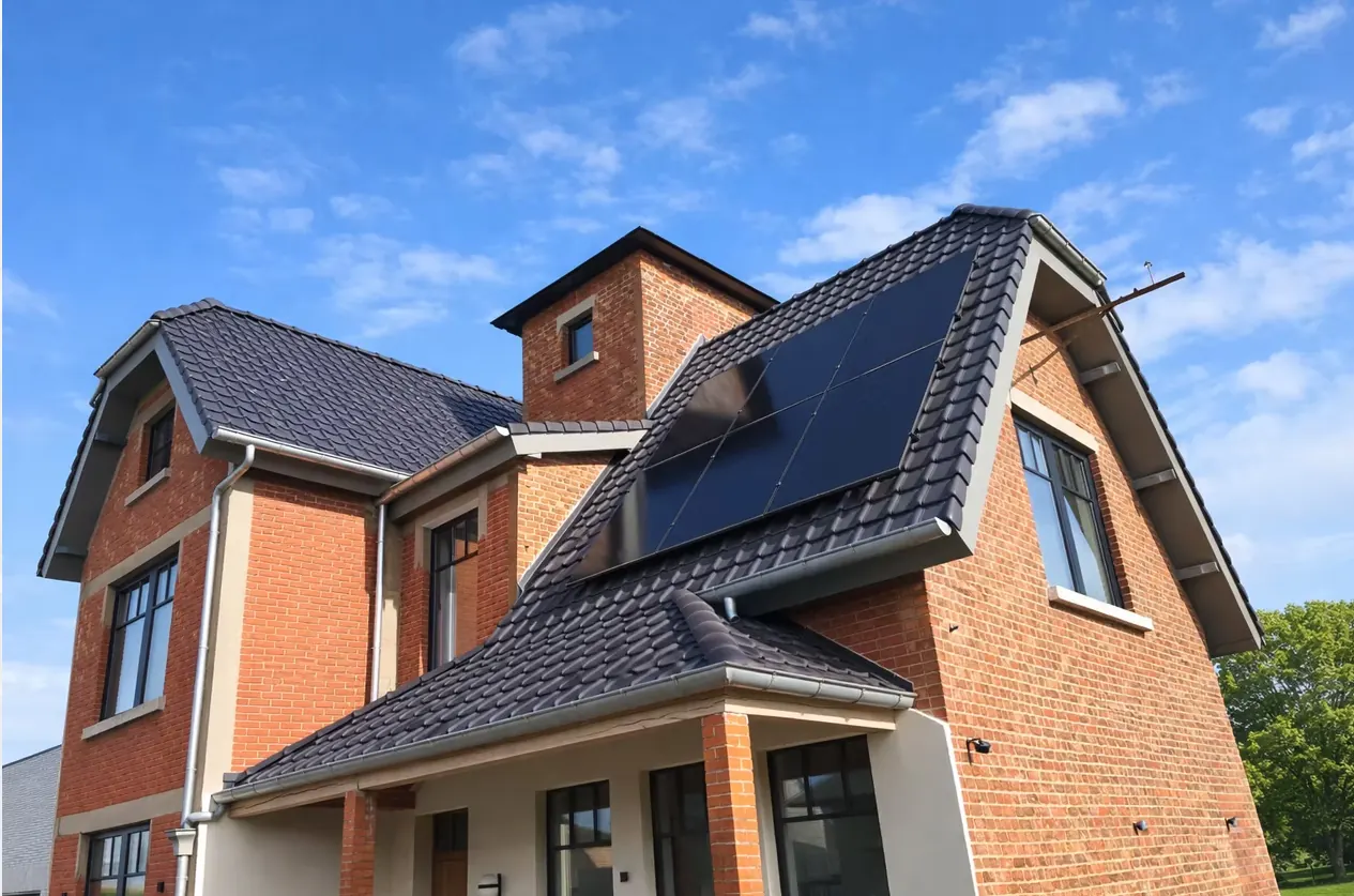 Totaalrenovatie met dakpannen, leien en zinkwerk, Dakrenovaties in Pajottegem (Tollembeek), D-RENO