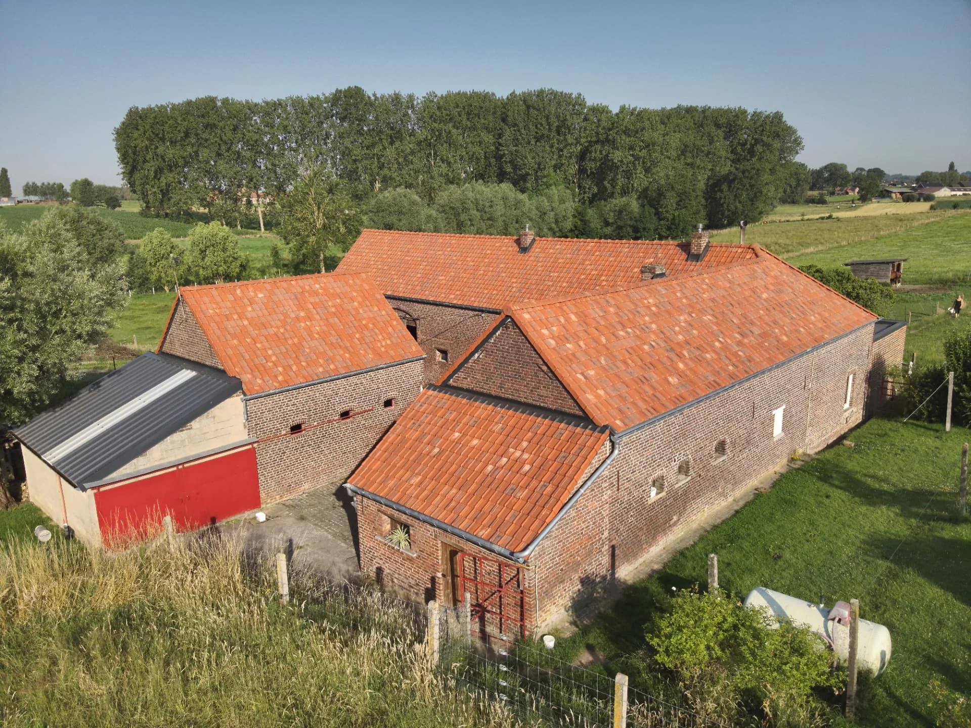 Detail van Totale dakrenovatie in Pajottegem